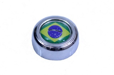 Capa de parafuso para placa com resinado Brasil