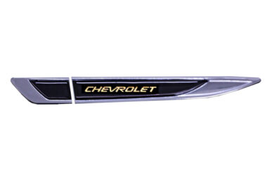 Aplique Lateral Decorativo Cromado – Chevrolet