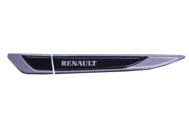 Aplique Lateral Decorativo Cromado – Renault